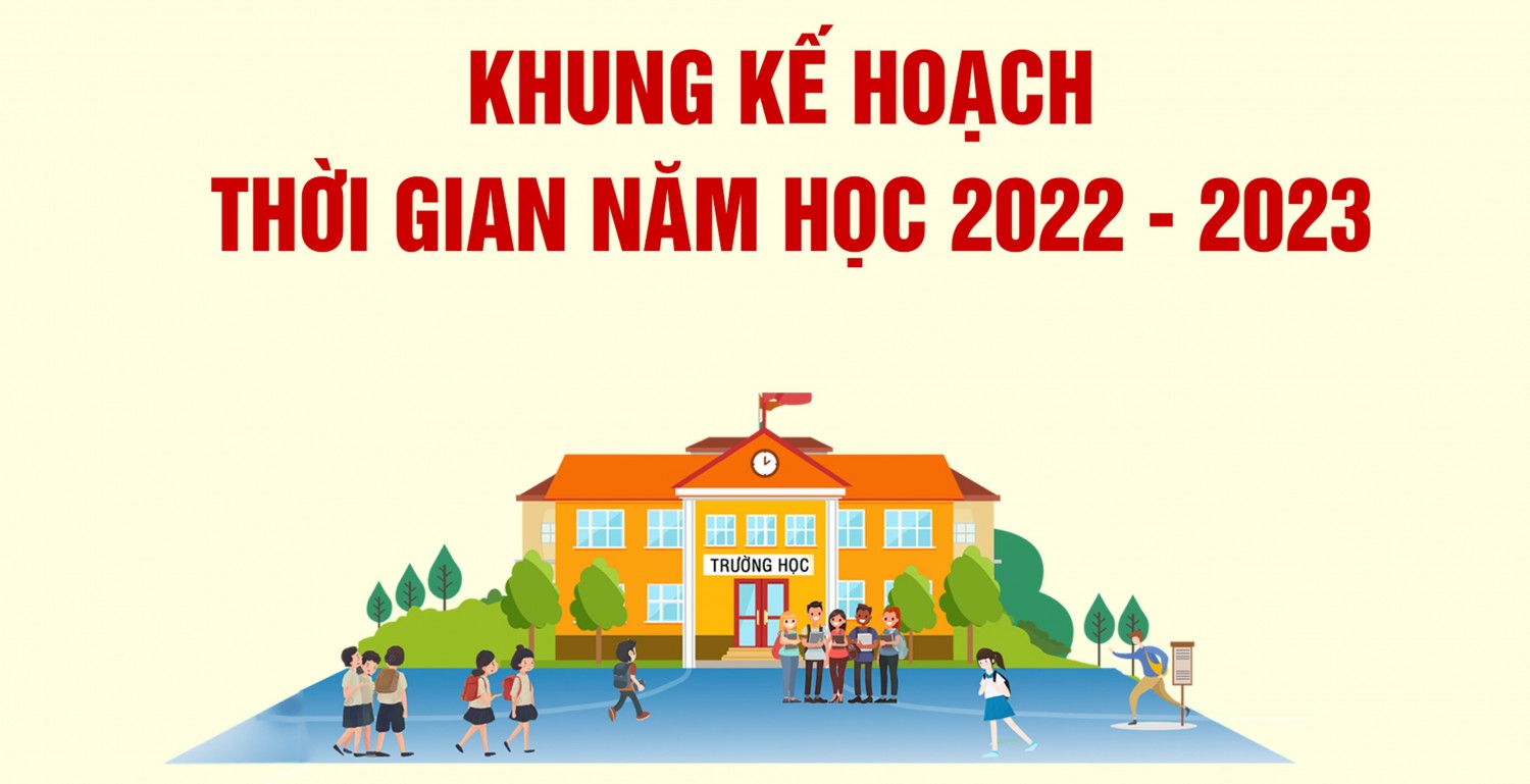 Khung thời gian năm học 2022 - 2023 (Cập nhật)