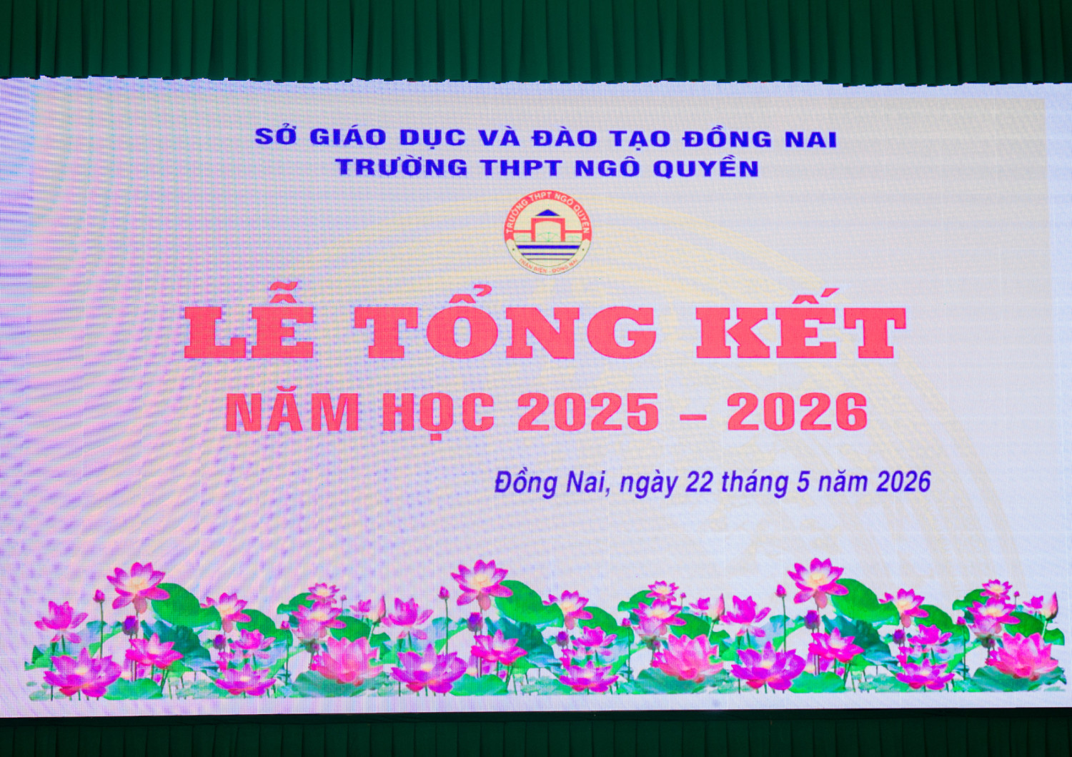 TRƯỜNG THPT NGÔ QUYỀN TỔNG KẾT NĂM HỌC 2025 - 2026