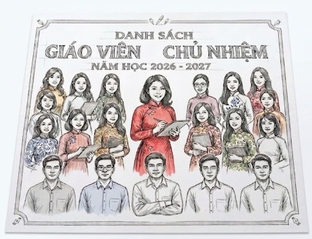 DANH SÁCH GIÁO VIÊN CHỦ NHIỆM NĂM HỌC 2026 - 2027